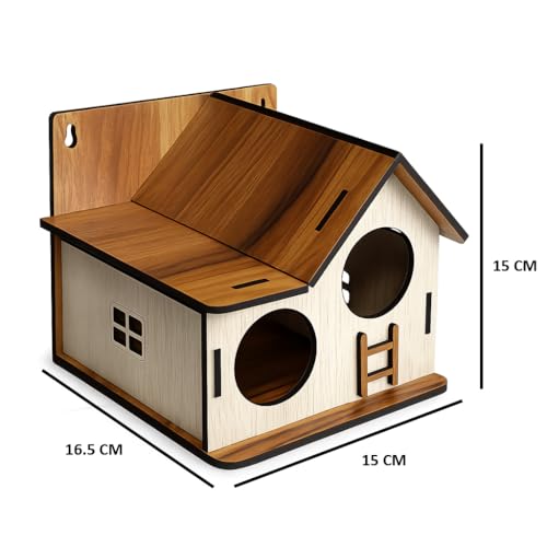 Deskart Wooden Bird House