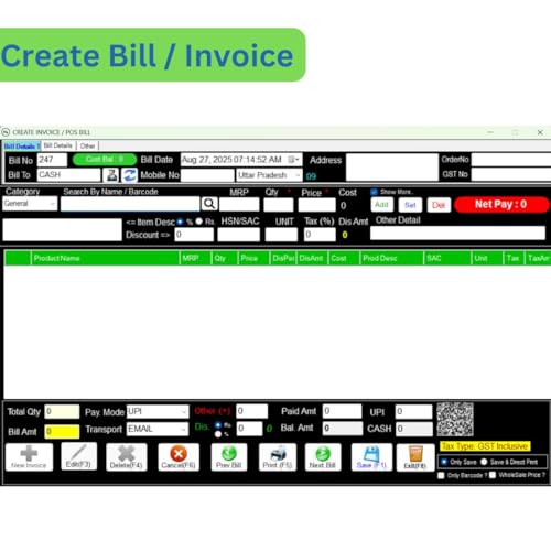 Retail Baba Billing Software Lifetime