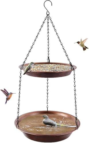 Double Hanging Bird Feeder