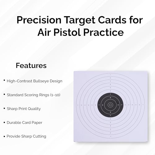 10M Air Pistol Targets