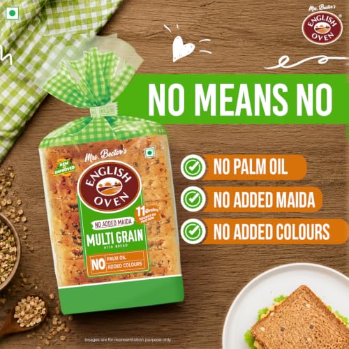 English Oven Zero Maida Multigrain Bread, 400 g - Image 4