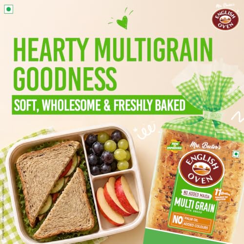 English Oven Zero Maida Multigrain Bread, 400 g - Image 6