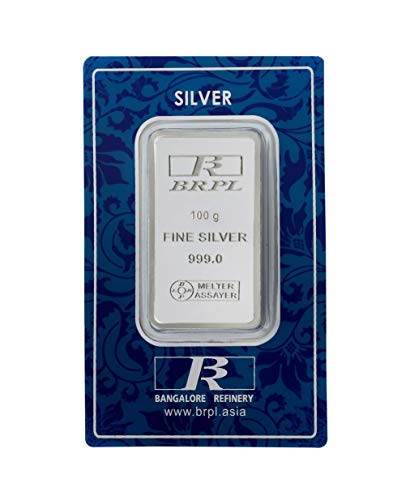 Bangalore Refinery 999 Purity Silver Bar 100 Gram - Image 2