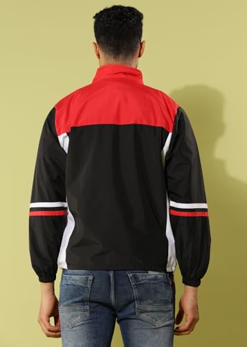 Dollar Men's Polyester Colourblock Windcheater