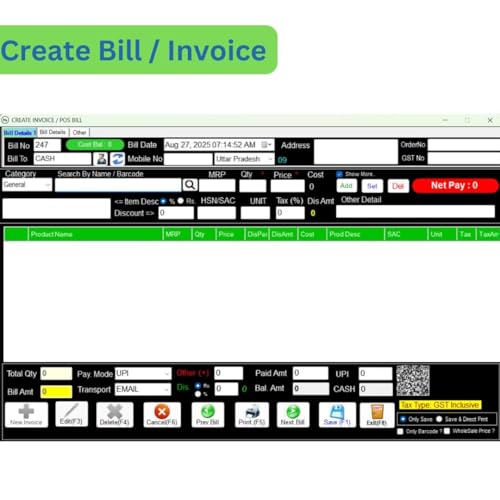 Hargun Shop Simple Pos billing