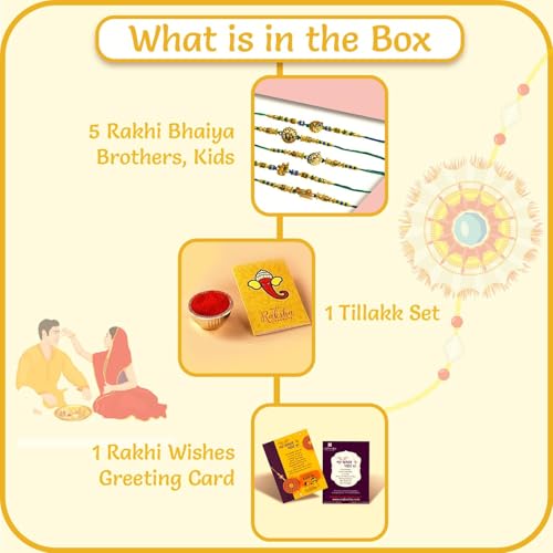CraftVatika Rakshabandhan Rakhi Combo