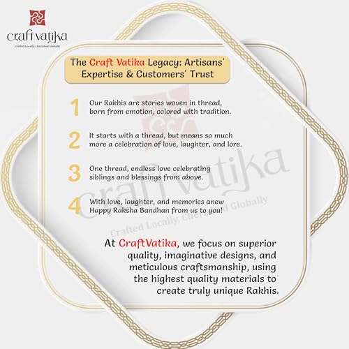 CraftVatika Rakshabandhan Rakhi Combo