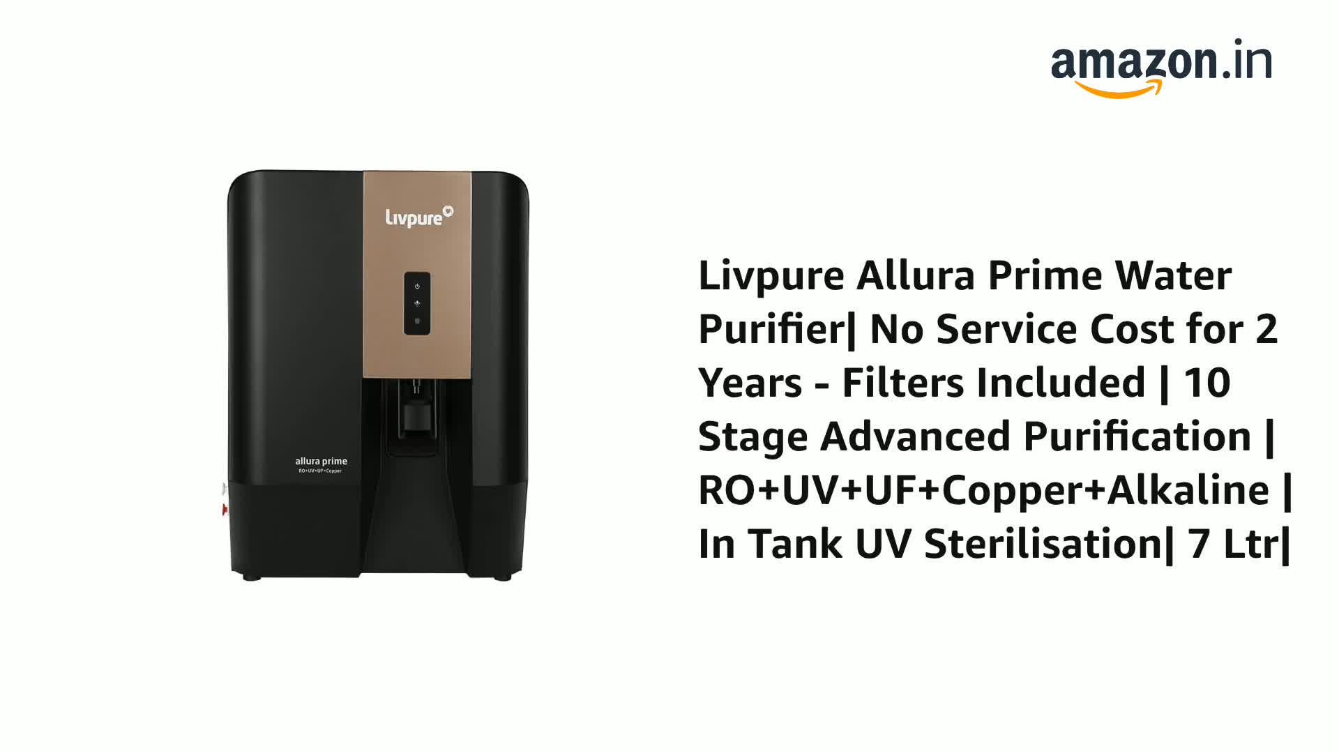 Livpure Allura Prime Water Purifier
