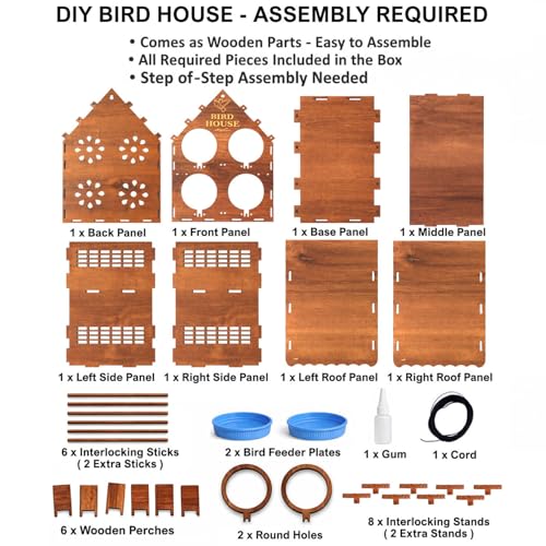 Signamio Upgraded Wooden Bird House