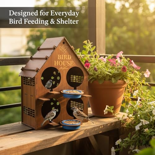 Signamio Upgraded Wooden Bird House