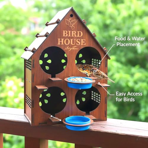 Signamio Upgraded Wooden Bird House