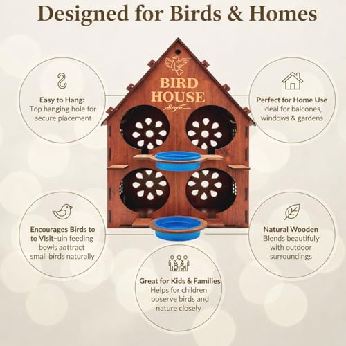 Signamio Upgraded Wooden Bird House