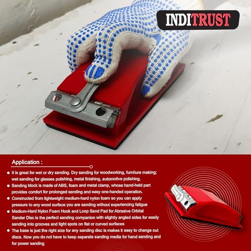 Inditrust Plastic Hand Sanding Block