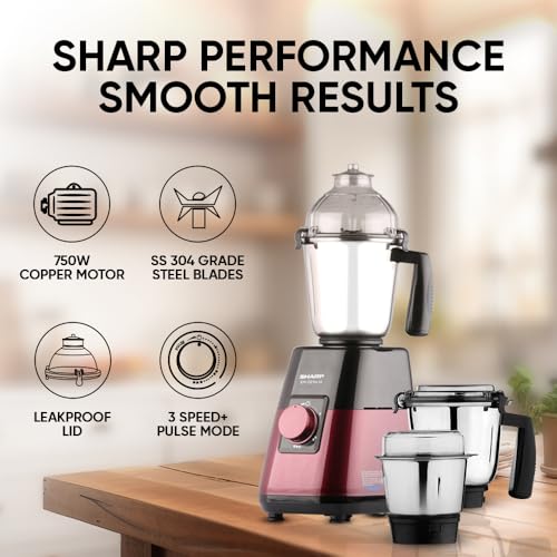 SHARP Mixer Grinder 750W Powerful