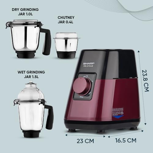 SHARP Mixer Grinder 750W Powerful