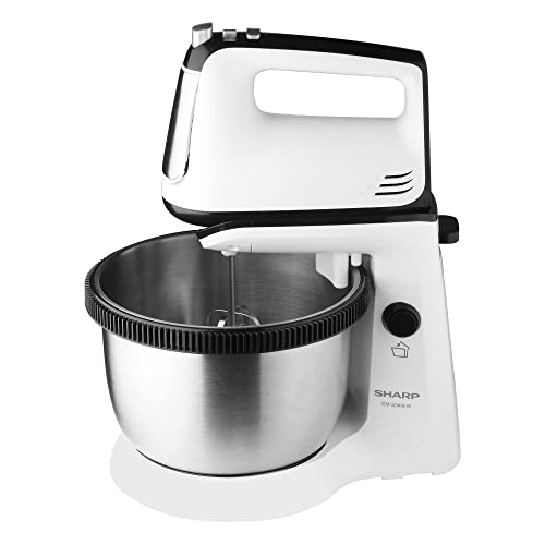 SHARP Stand Mixer EM-S34N-W, 5-Speed