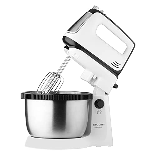 SHARP Stand Mixer EM-S34N-W, 5-Speed