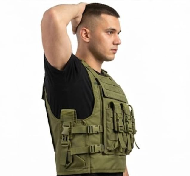 Olive Green Tactical Utility Vest
