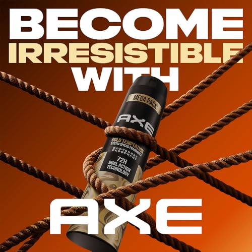 Axe Gold Temptation Long Lasting Deodorant Bodyspray for Men 215 ml - Image 5