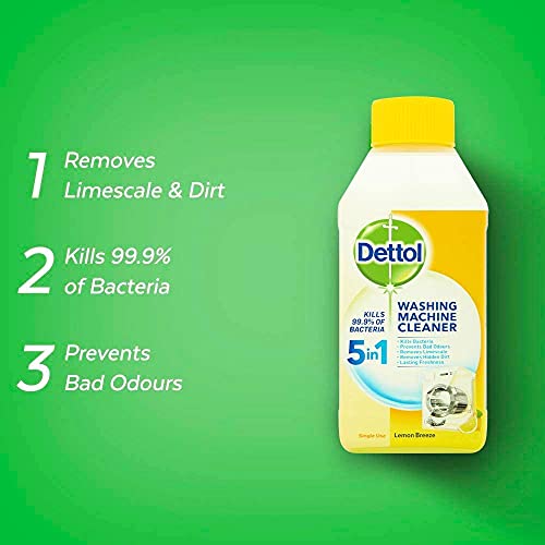 Dettol Washing Machine Cleaner Lemon 250ml - Image 2