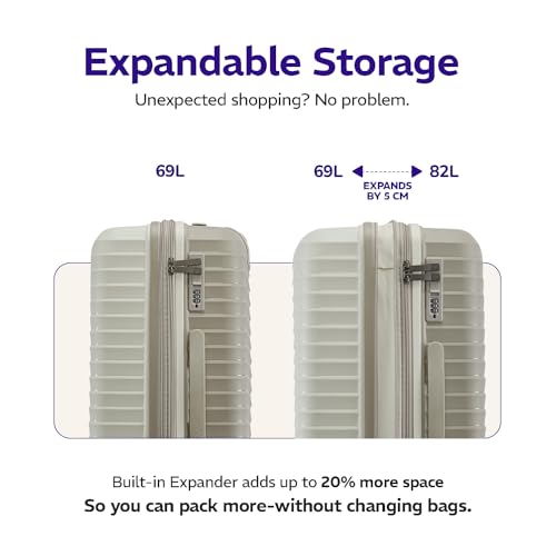 Provogue Coral Hard-Sided PP Trolley