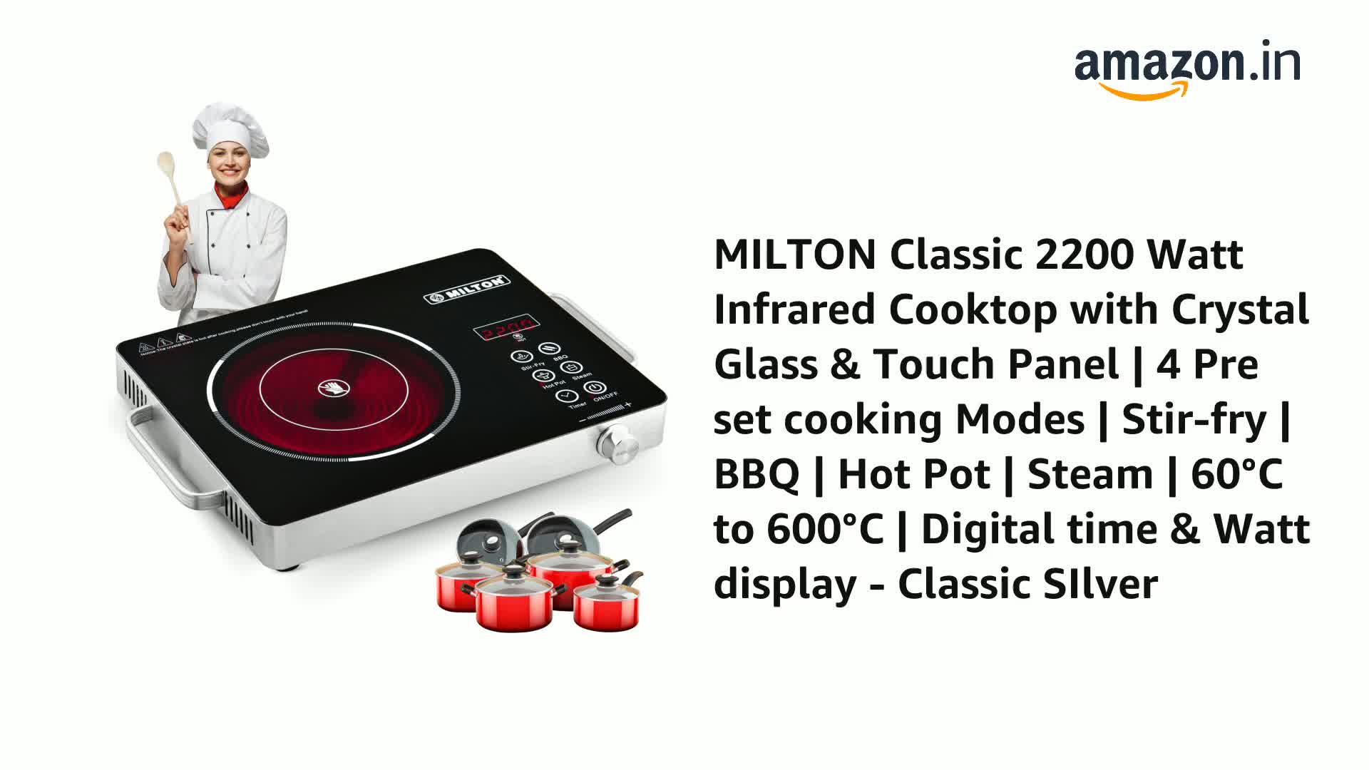 MILTON Classic 2200 Watt Infrared
