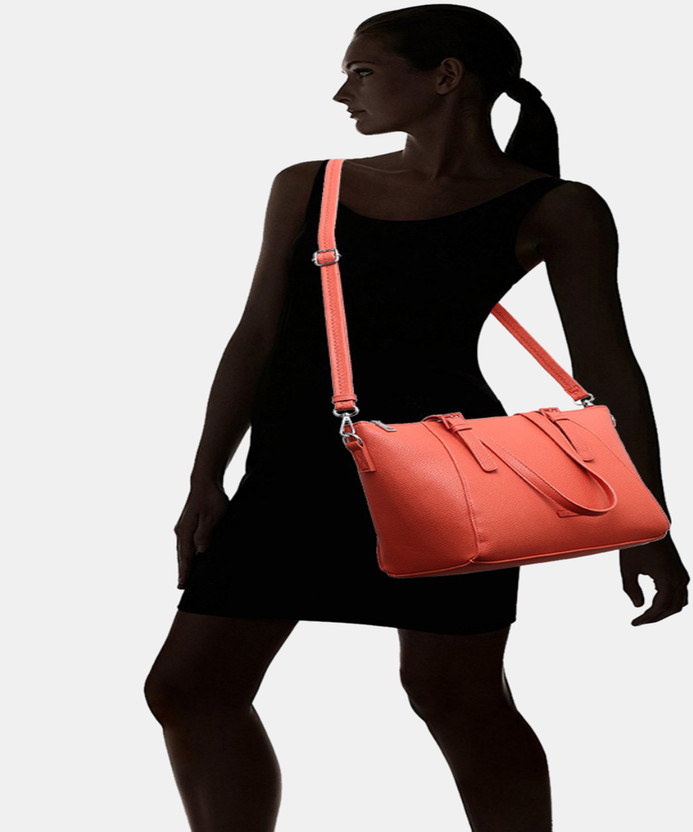 Caprese Women Orange Messenger Bag - Extra Spacious - Image 5