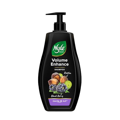 Nyle Naturals Volume Enhance Shampoo|Blackberry & Amla|1000ml