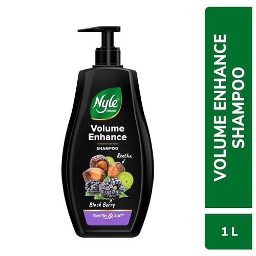 Nyle Naturals Volume Enhance Shampoo|Blackberry & Amla|1000ml - Image 3