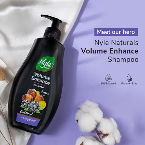 Nyle Naturals Volume Enhance Shampoo|Blackberry & Amla|1000ml - Image 5