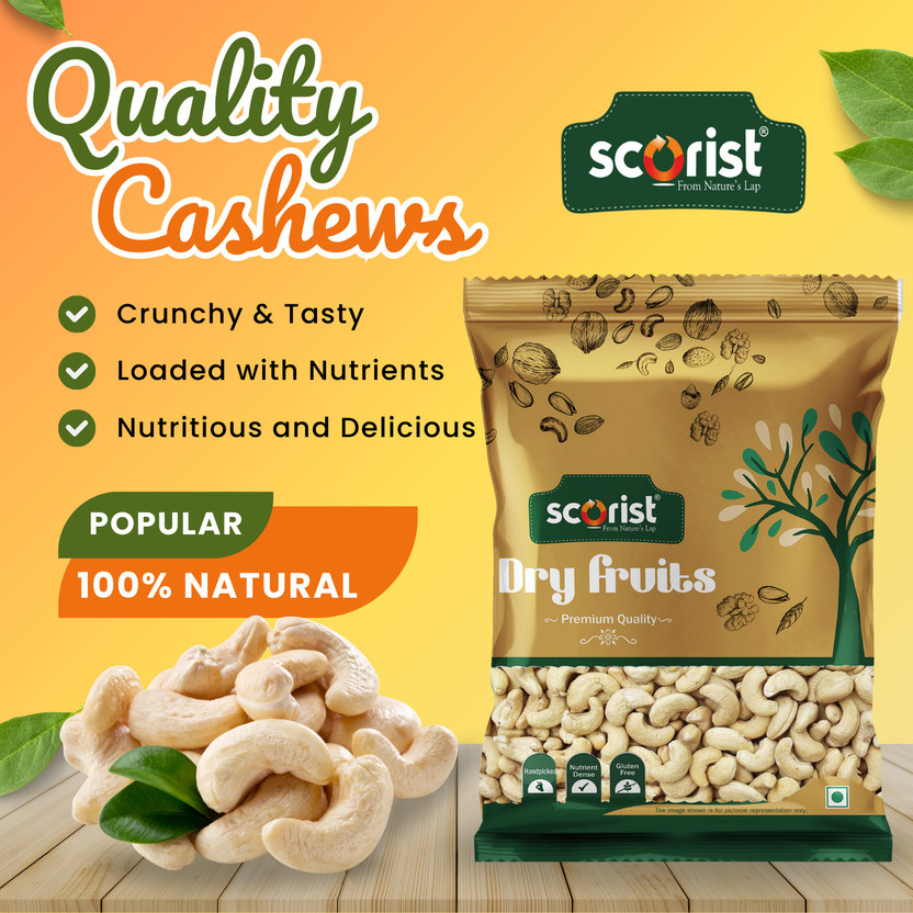 Scorist Popular Whole Cashews (1 x 1 kg) - Image 4