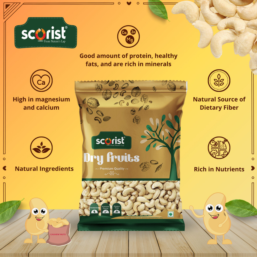 Scorist Popular Whole Cashews (1 x 1 kg) - Image 5
