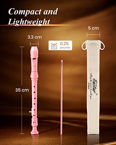Eastar ERS-21GP ABS Soprano Recorder