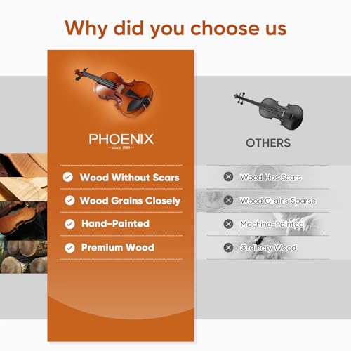 PHOENIX Violin 4/4 Full Size