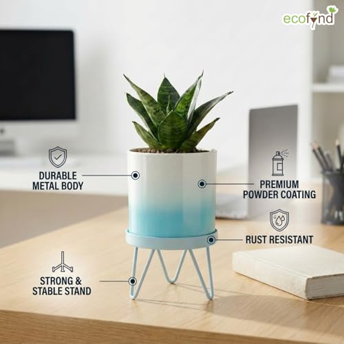 ecofynd Lucas Metal Plant Pot