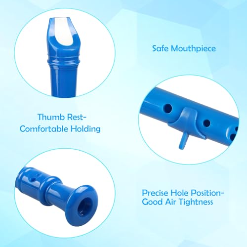 Mr.Power Soprano Recorder Blue Color - Image 3