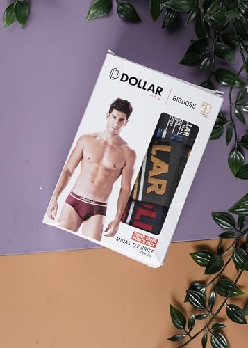 Dollar Bigboss Men's Solid Cotton Brief (Colour May Vary) - Image 7
