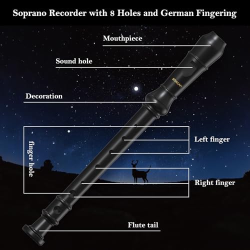 SDREAM Soprano Recorder Instrument