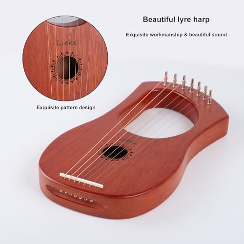 LIEKE 7 String Lyre Harp