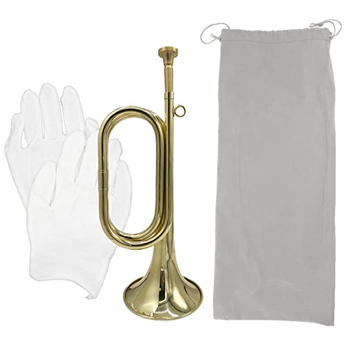 1 Pcs Gold Plated Bugle