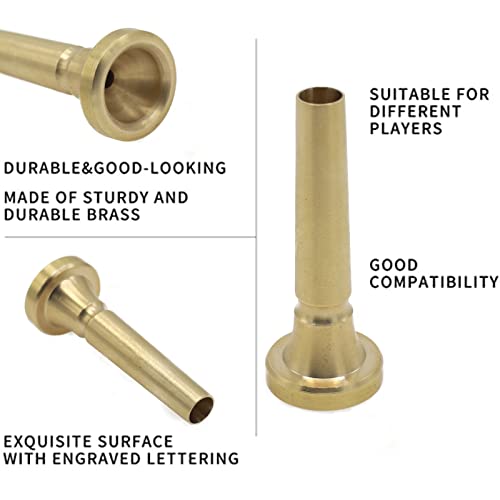 1 Pcs Gold Plated Bugle