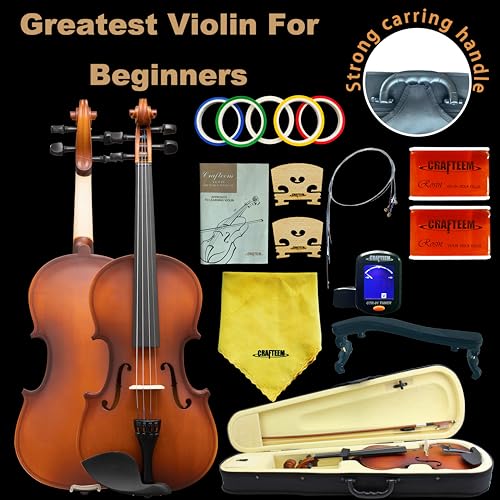 Crafteem 1/2 Premium Violin Outfit