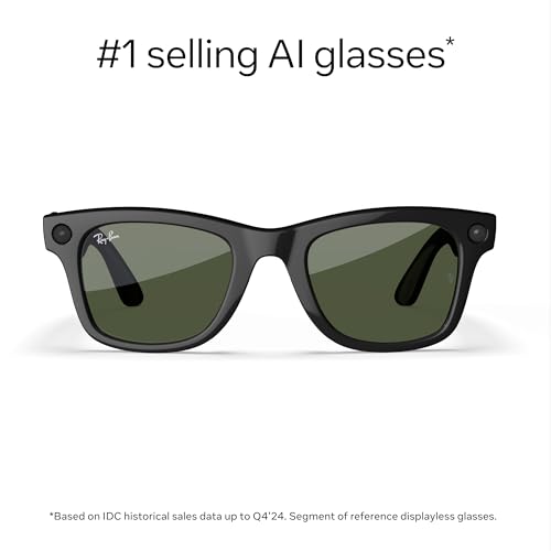 Ray-Ban Meta, Wayfarer, Shiny Black
