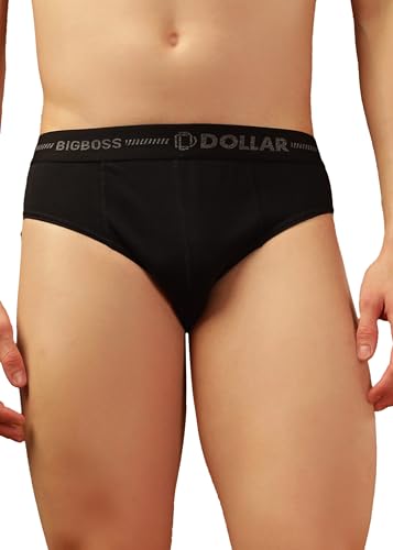 Dollar Bigboss Men's Solid Cotton Brief (Colour May Vary)