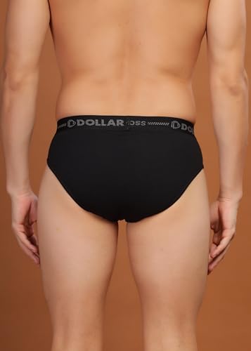 Dollar Bigboss Men's Solid Cotton Brief (Colour May Vary) - Image 3