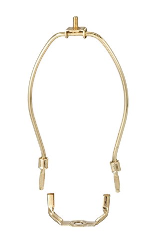 B&P Lamp 8" Harp, Brass Plated, Regular Weight