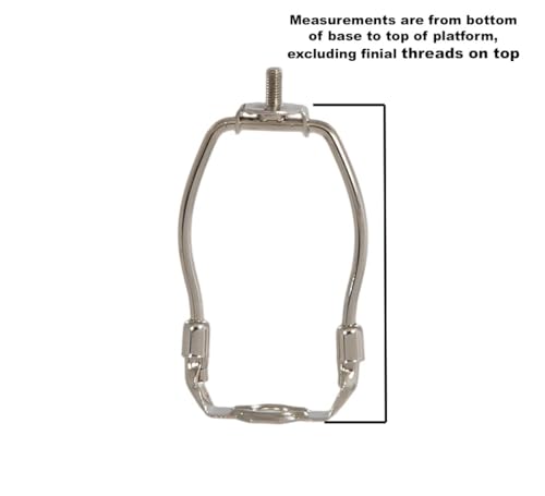 B&P Lamp 8" Harp, Brass Plated, Regular Weight - Image 5