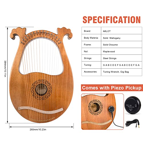 Lyre Harp, AKLOT 16 Metal