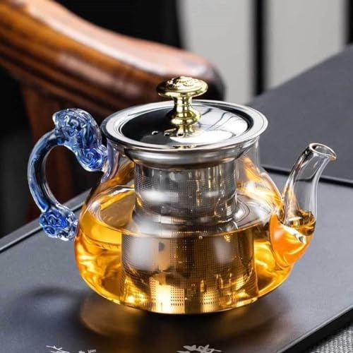 Glass Tea Pot with Stainless