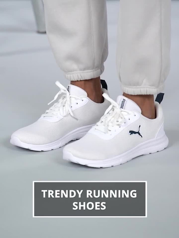 PUMA Bridge Comfort Sneakers For Men (White , 11) - Image 3